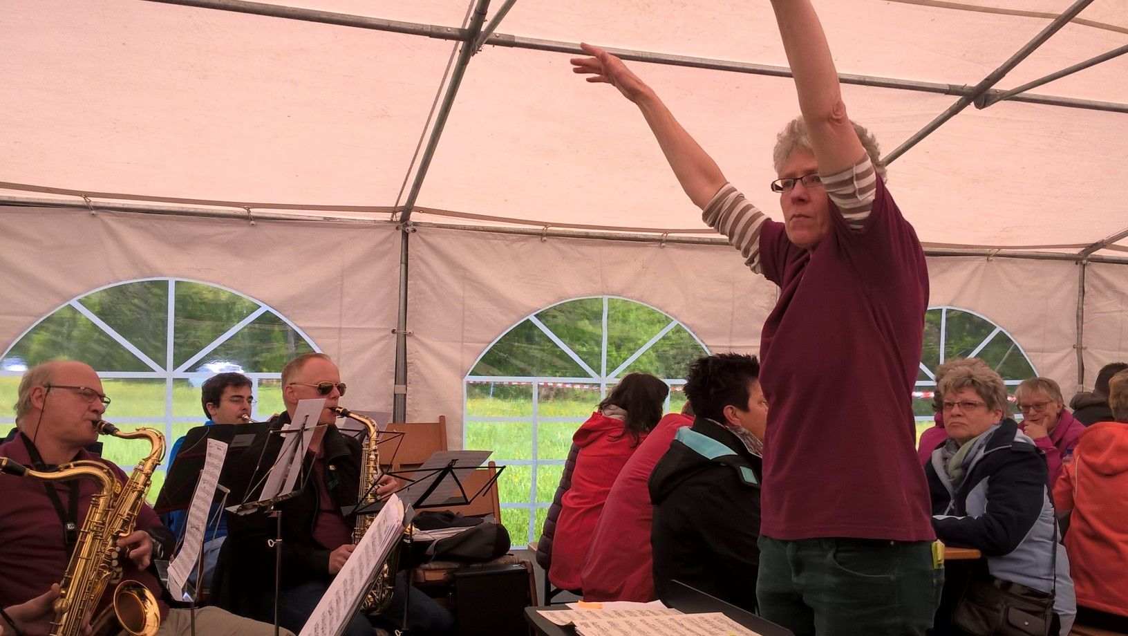 Kerstin beim dirigieren