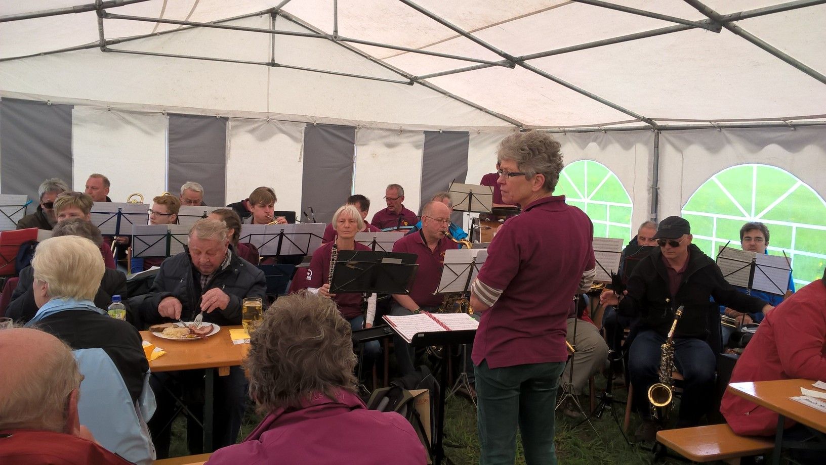 Orchester mit Kerstin